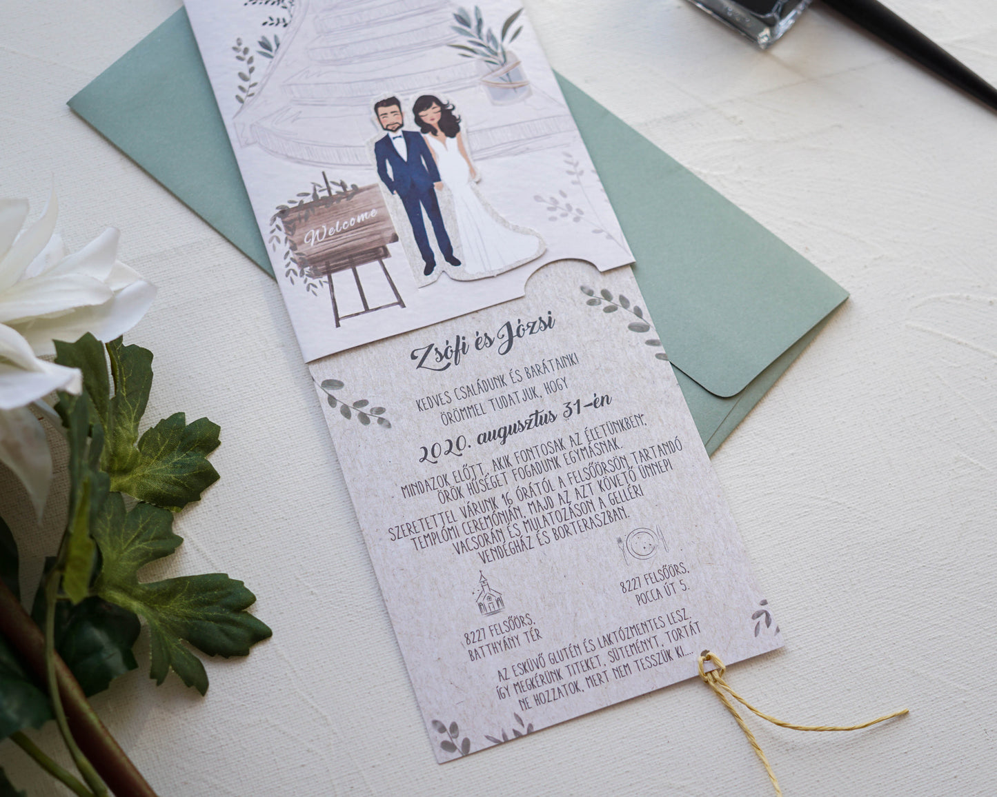 39816 - Humorous Wedding Invitation