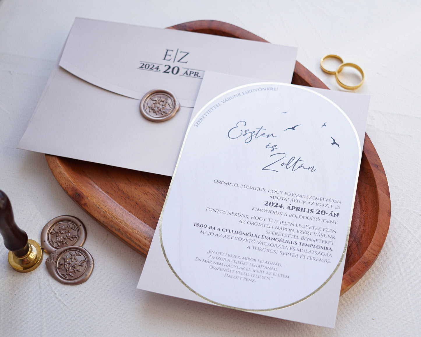 9254 - Elegant Wedding Invitation