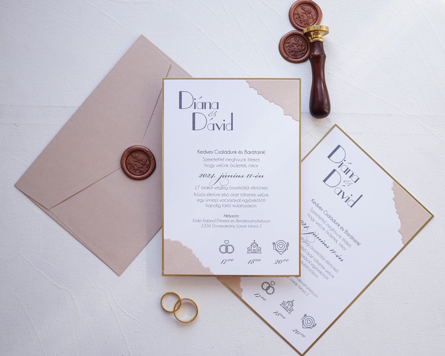 9247 - Elegant Wedding Invitation