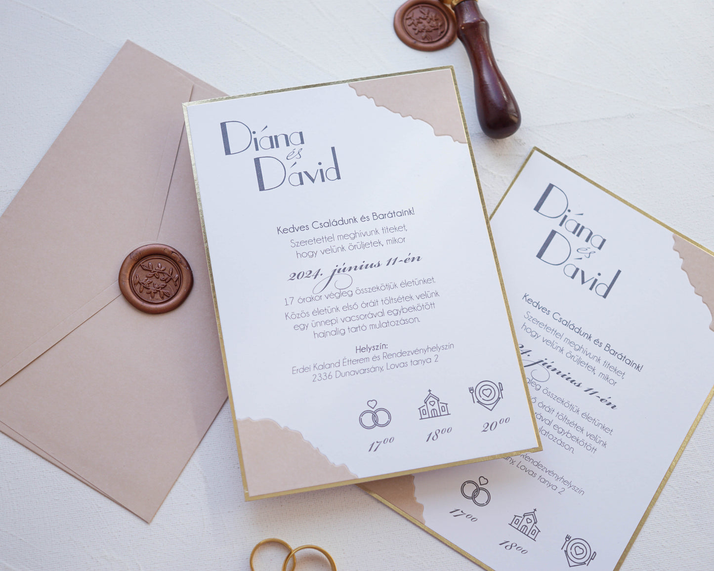 9247 - Elegant Wedding Invitation