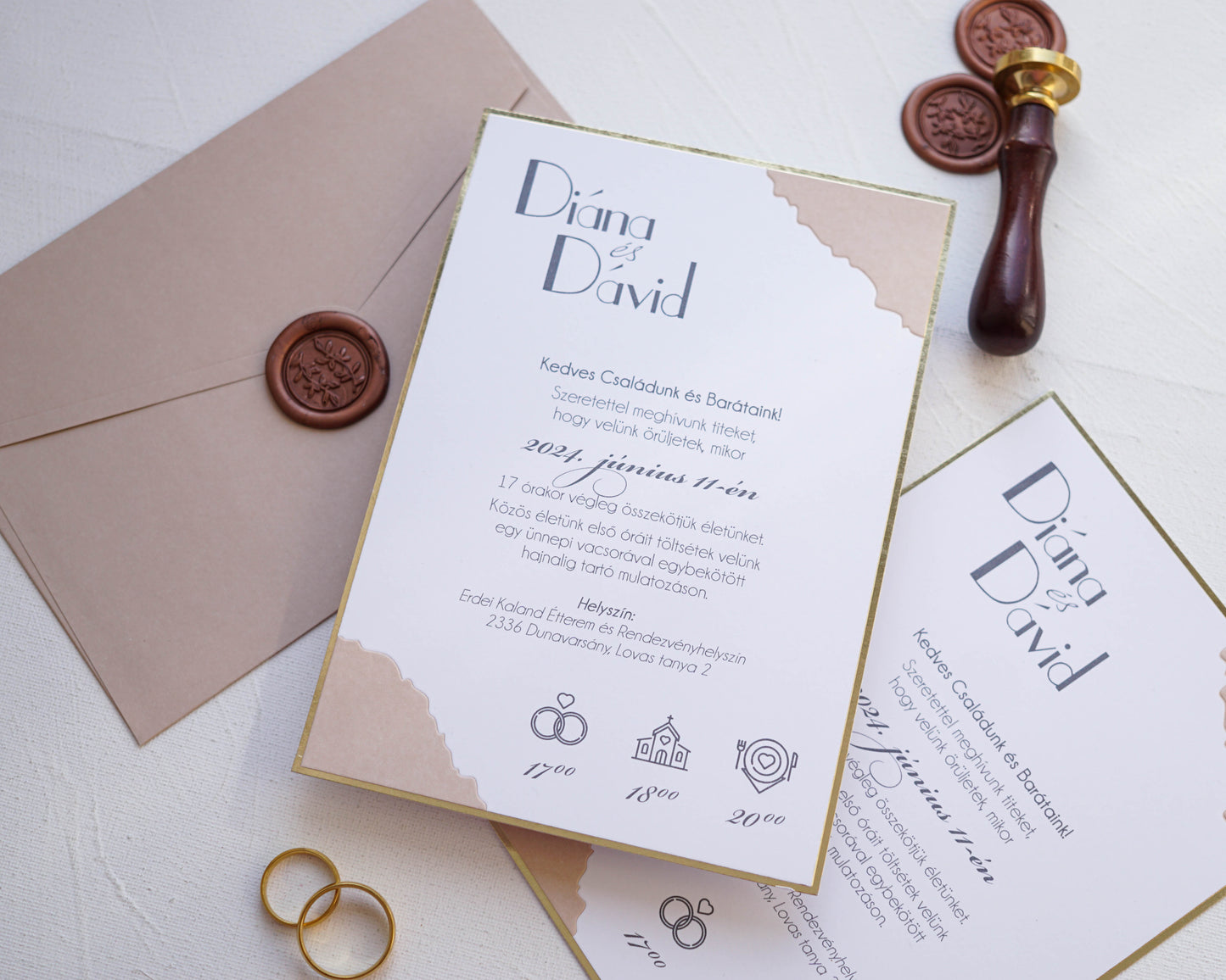 9247 - Elegant Wedding Invitation