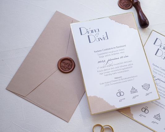 9247 - Elegant Wedding Invitation