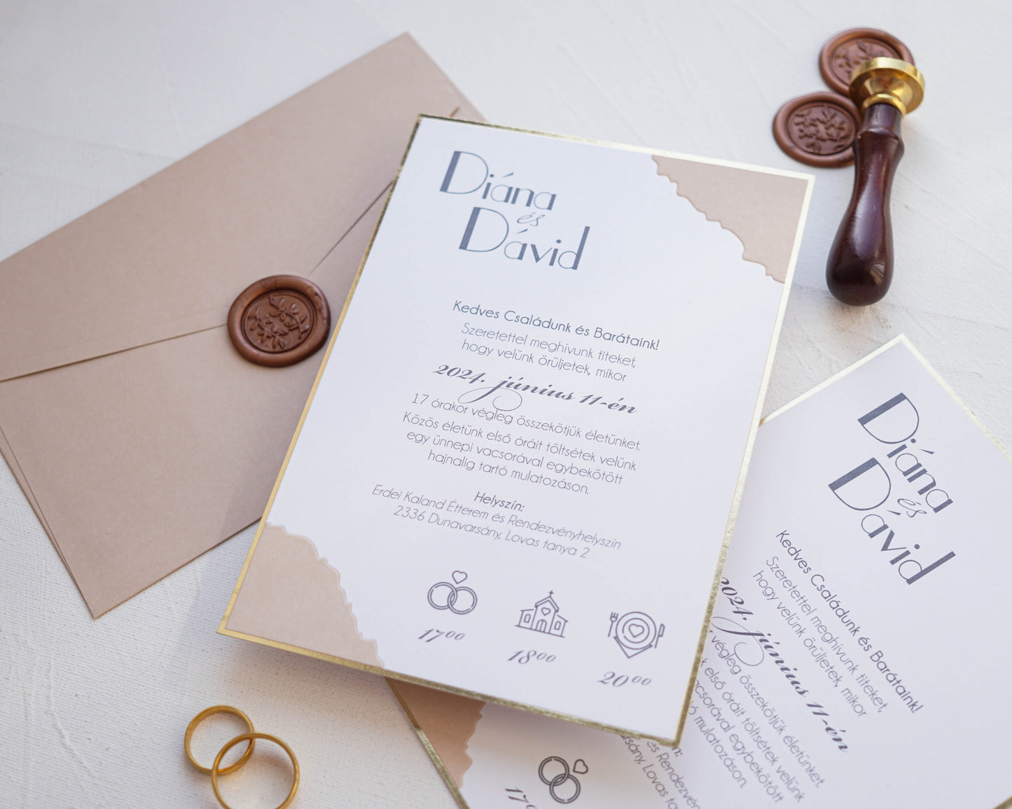 9247 - Elegant Wedding Invitation