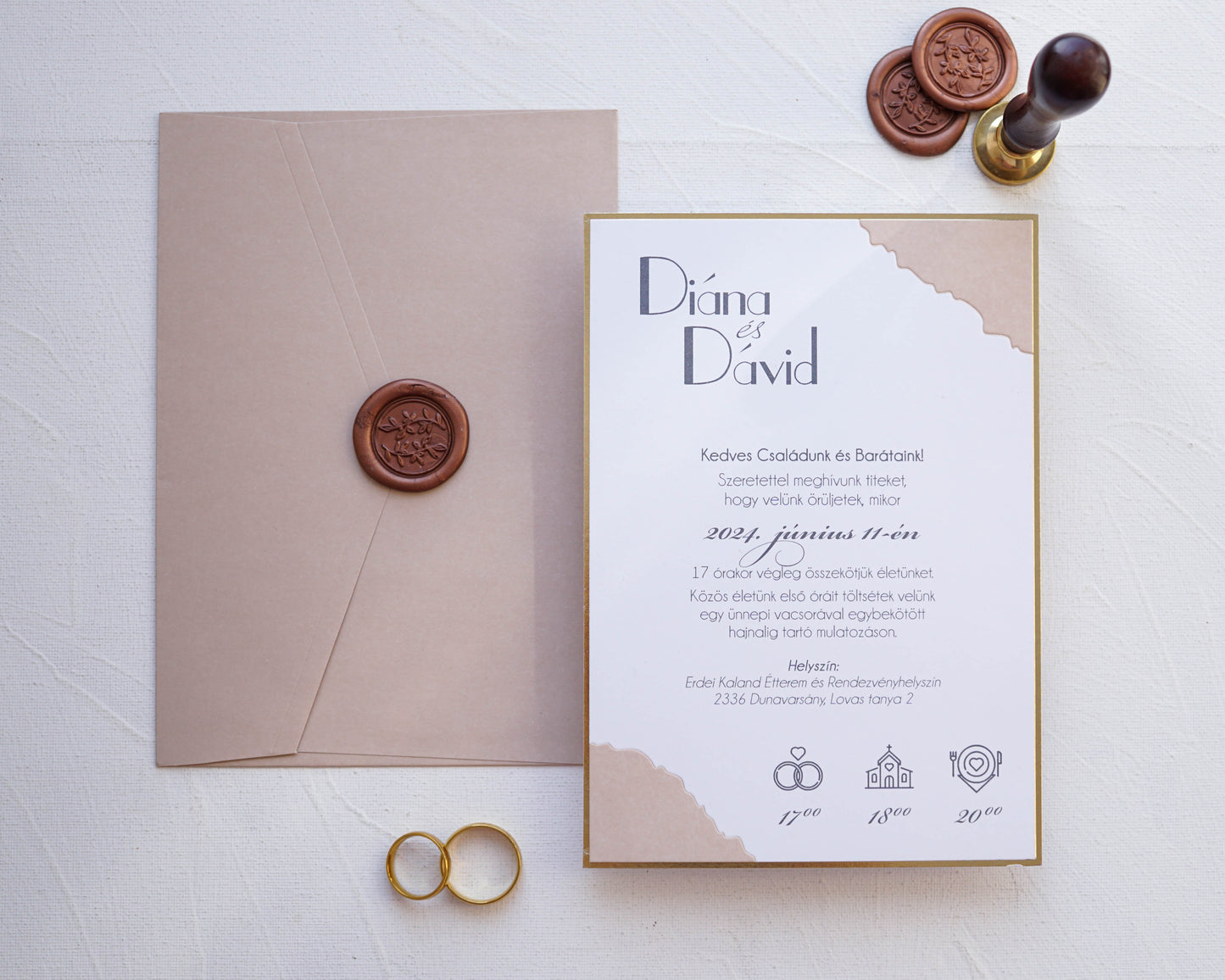 9247 - Elegant Wedding Invitation