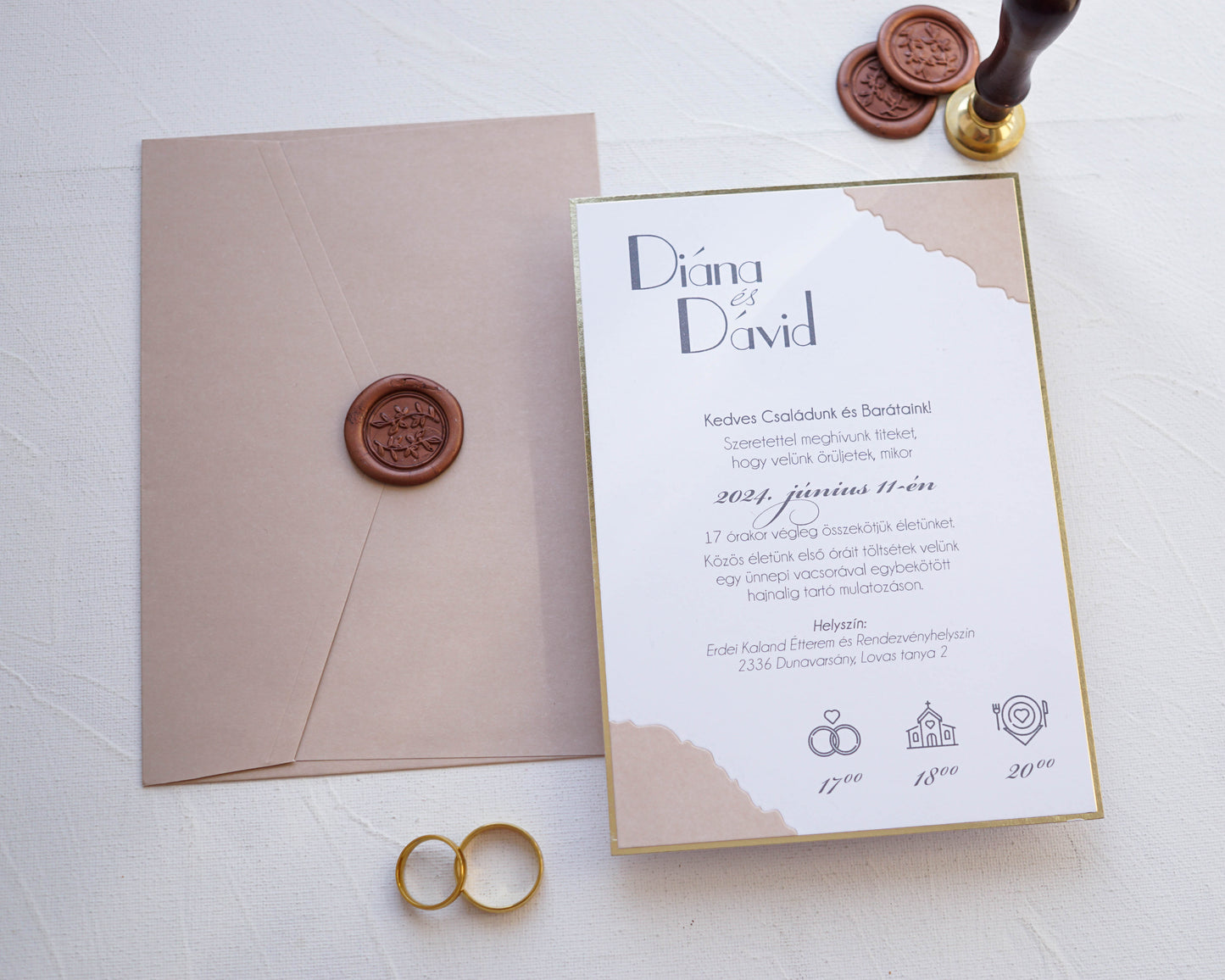 9247 - Elegant Wedding Invitation