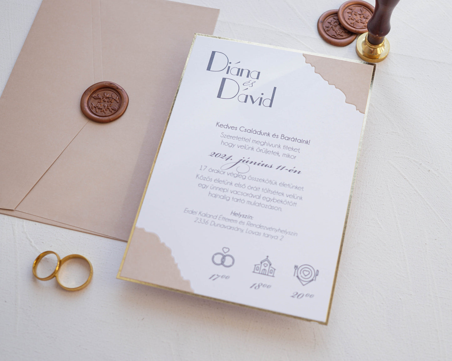 9247 - Elegant Wedding Invitation