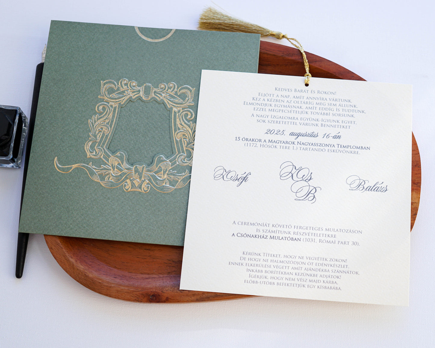 1182 - Elegant Wedding Invitation