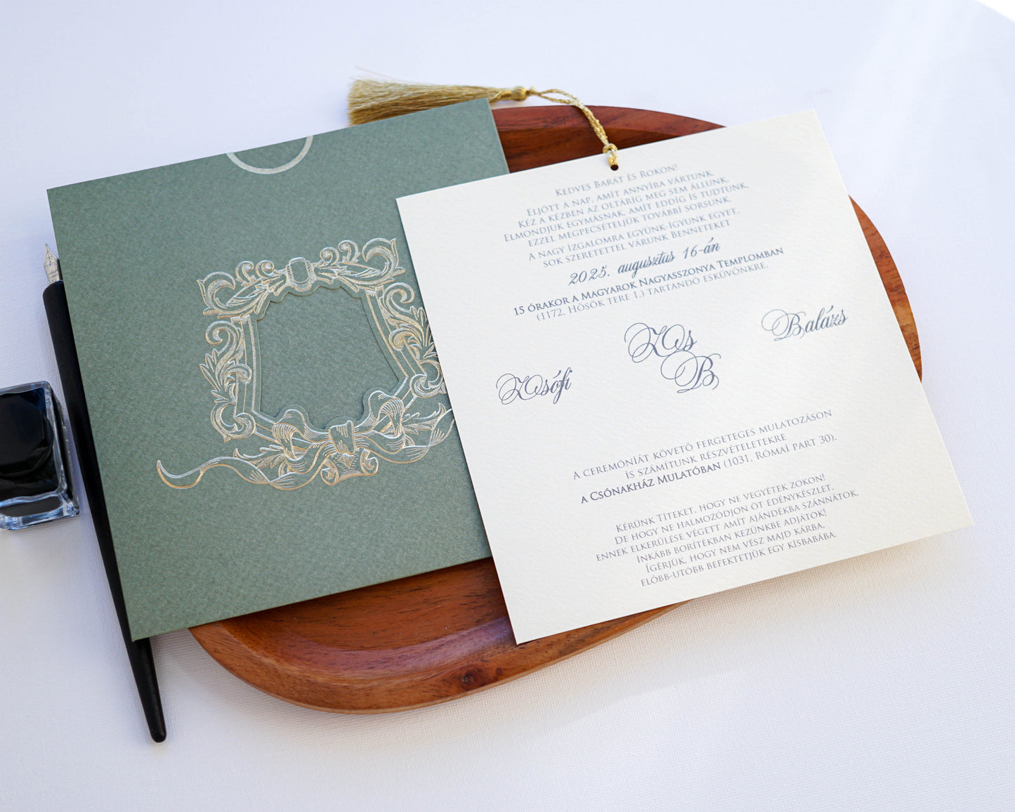 1182 - Elegant Wedding Invitation