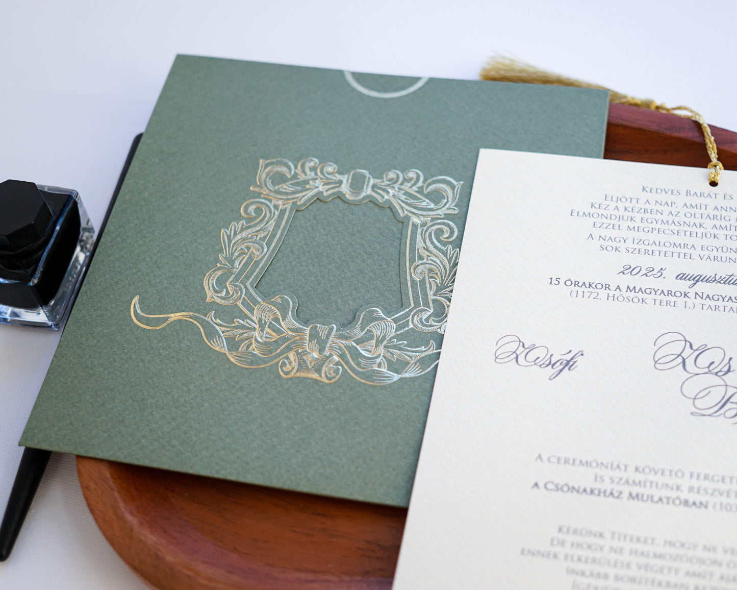 1182 - Elegant Wedding Invitation