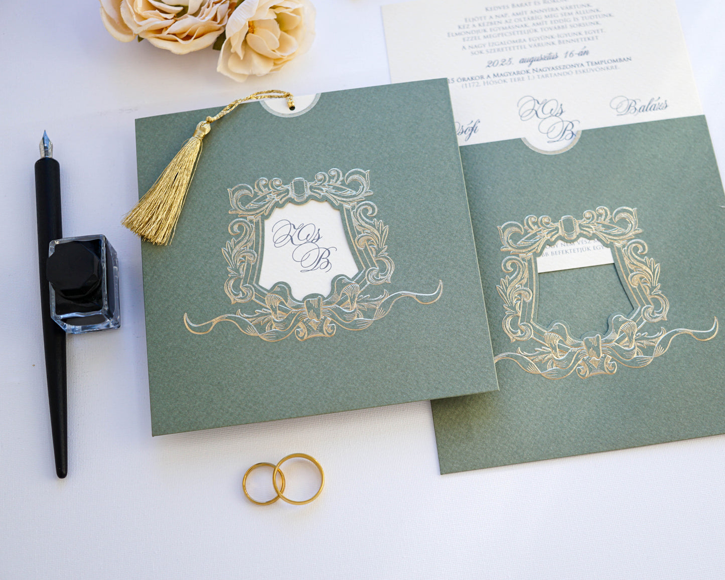 1182 - Elegant Wedding Invitation