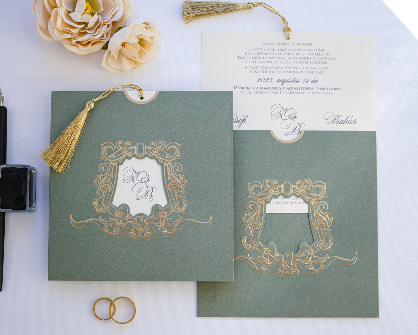 1182 - Elegant Wedding Invitation