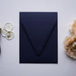 Z9336 - Dark blue decorative envelope - 12.3 x 18.4 cm. 