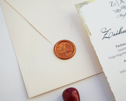 Egyedi monogrammos pecsétnyomó