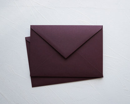 Burgundy vörös prémium boríték - C6 - 114 x 162 mm-Boríték-Erdélyi Esküvői Meghívók-boríték,C6,piros,vörös-Erdélyi Esküvői Meghívók