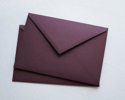 Burgundy vörös prémium boríték - C6 - 114 x 162 mm-Boríték-Erdélyi Esküvői Meghívók-boríték,C6,piros,vörös-Erdélyi Esküvői Meghívók