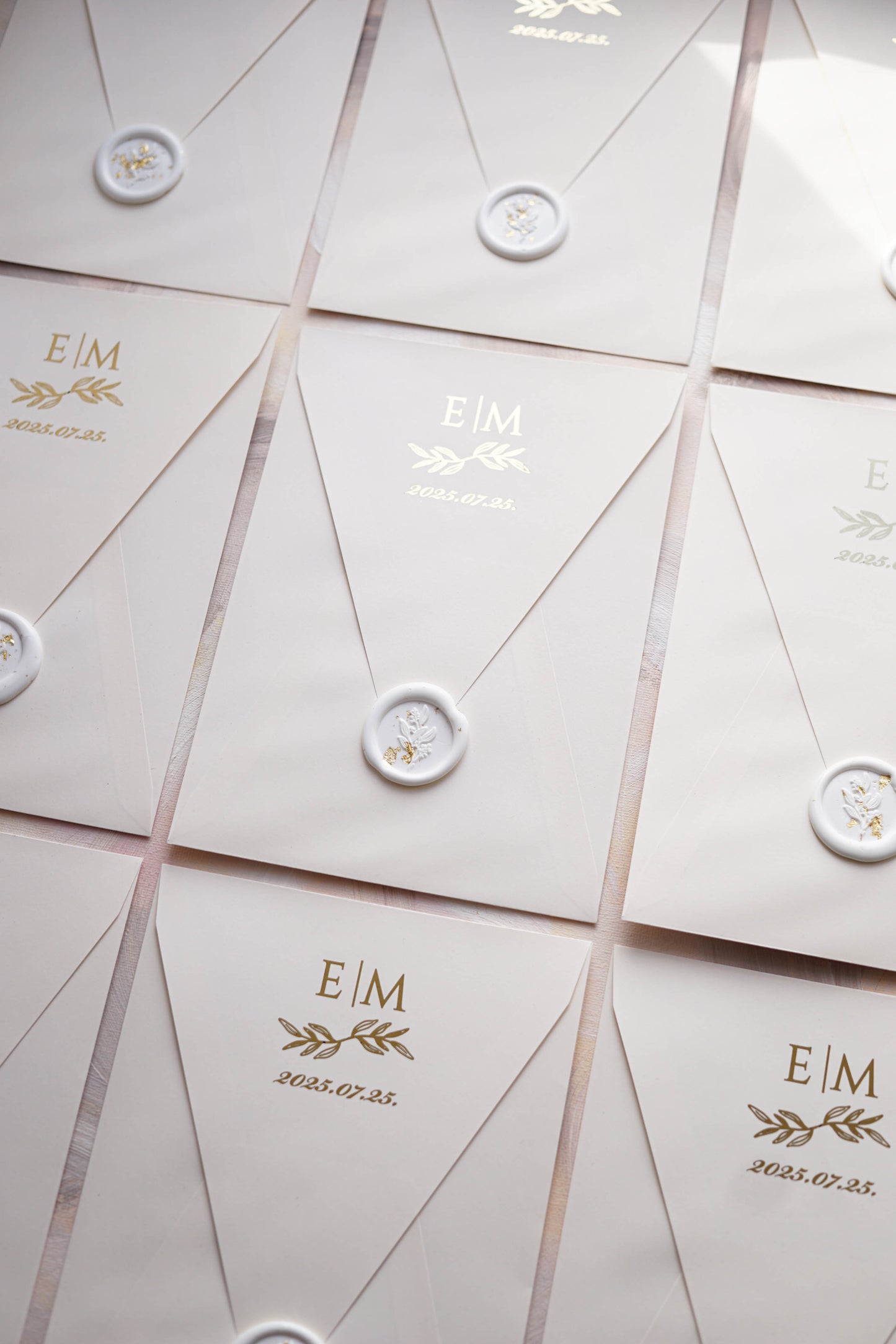 9261 with optional envelope - Plexi wedding invitation 