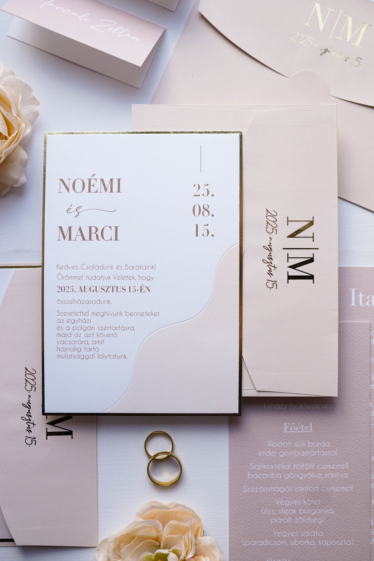 9249 - Invitație de nuntă elegantă