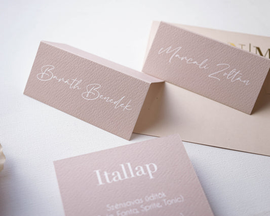 UK19 - Card de așezare minimalistă bej