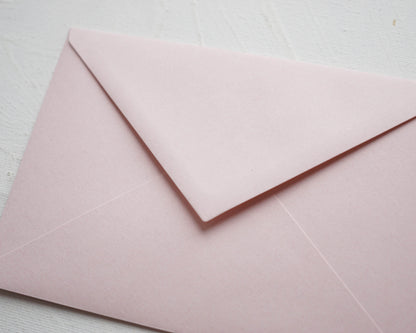 Blush pink prémium boríték - C6 - 114 x 162 mm-Boríték-Erdélyi Esküvői Meghívók-boríték,C6,pink,rózsaszín-Erdélyi Esküvői Meghívók