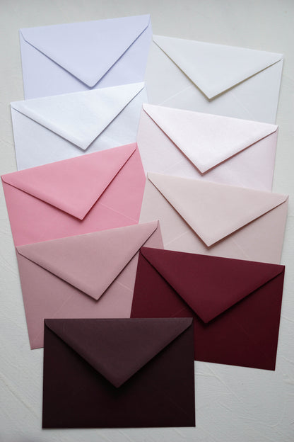 Burgundy vörös prémium boríték - C6 - 114 x 162 mm-Boríték-Erdélyi Esküvői Meghívók-boríték,C6,piros,vörös-Erdélyi Esküvői Meghívók