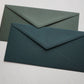 Dark green premium envelope - 220 x 110 mm - TO ORDER 