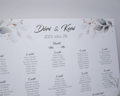 UR58 - Greenery seating plan