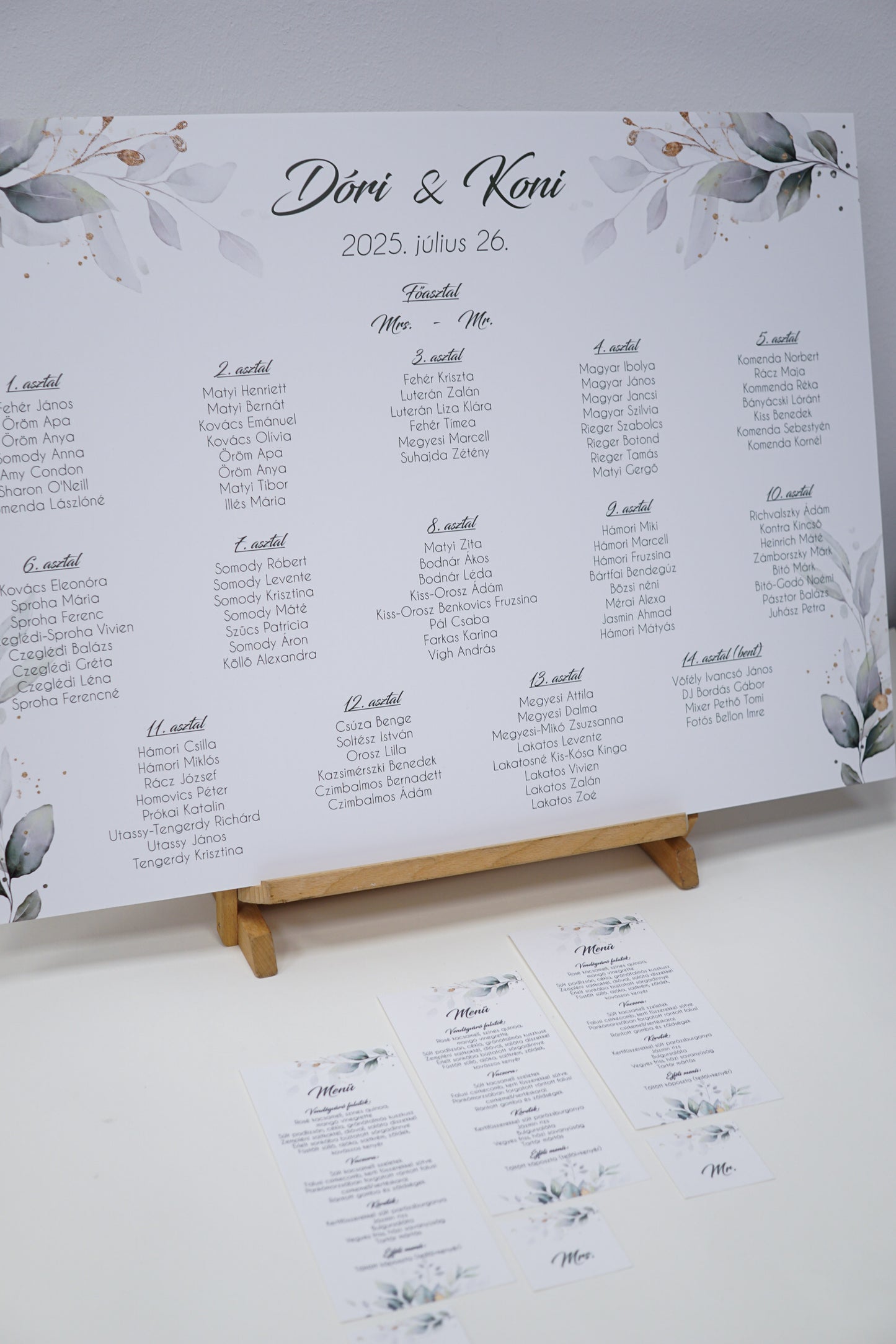 UR58 - Greenery seating plan