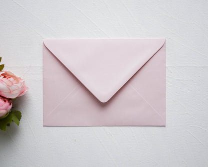 Blush prémium boríték - B6 - 125×176 mm-Boríték-Erdélyi Esküvői Meghívók-B6,boríték,pink,rózsaszín-Erdélyi Esküvői Meghívók