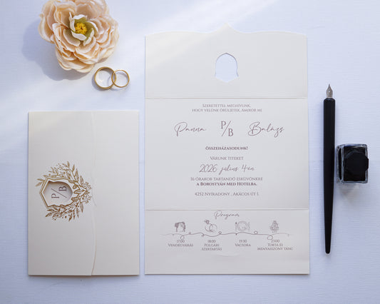 9158 - Elegant Wedding Invitation