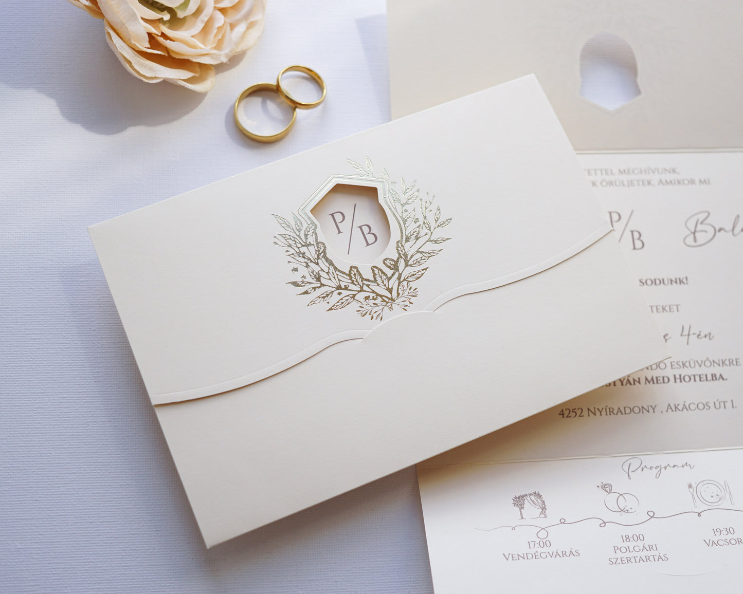 9158 - Elegant Wedding Invitation