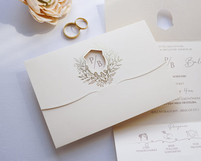 9158 - Elegant Wedding Invitation