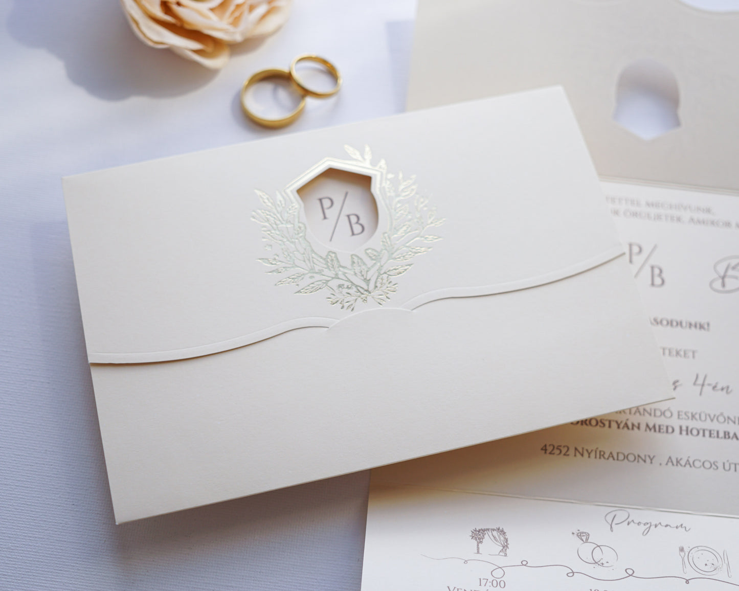9158 - Elegant Wedding Invitation