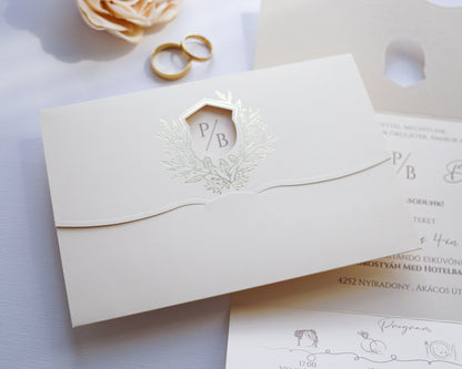 9158 - Elegant Wedding Invitation