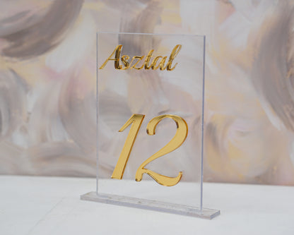 AS08 - Lézervágott plexi asztalszám-Asztalszám-Erdélyi Esküvői Meghívók-asztalszám,greenery,plexi-Erdélyi Esküvői Meghívók