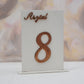 AS02 - Laser cut wooden table number