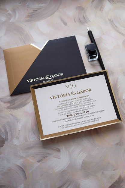 1147 - Elegant Wedding Invitation