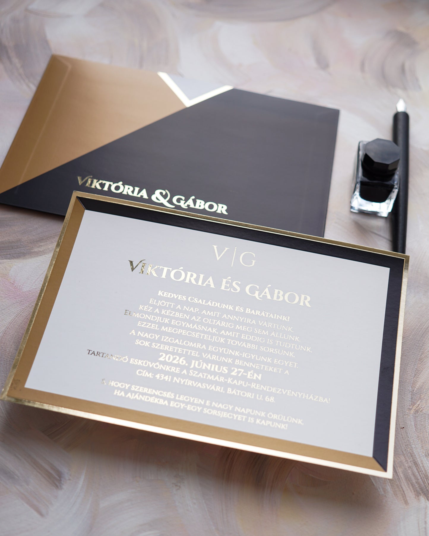 1147 - Elegant Wedding Invitation