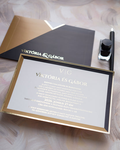 1147 - Elegant Wedding Invitation