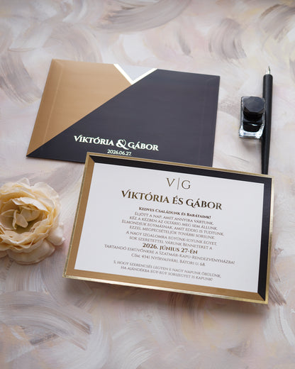 1147 - Elegant Wedding Invitation