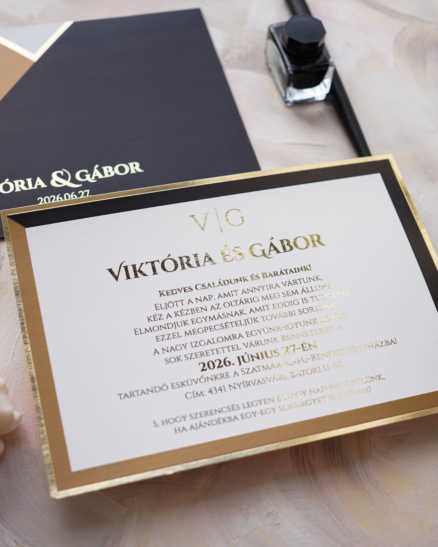 1147 - Elegant Wedding Invitation
