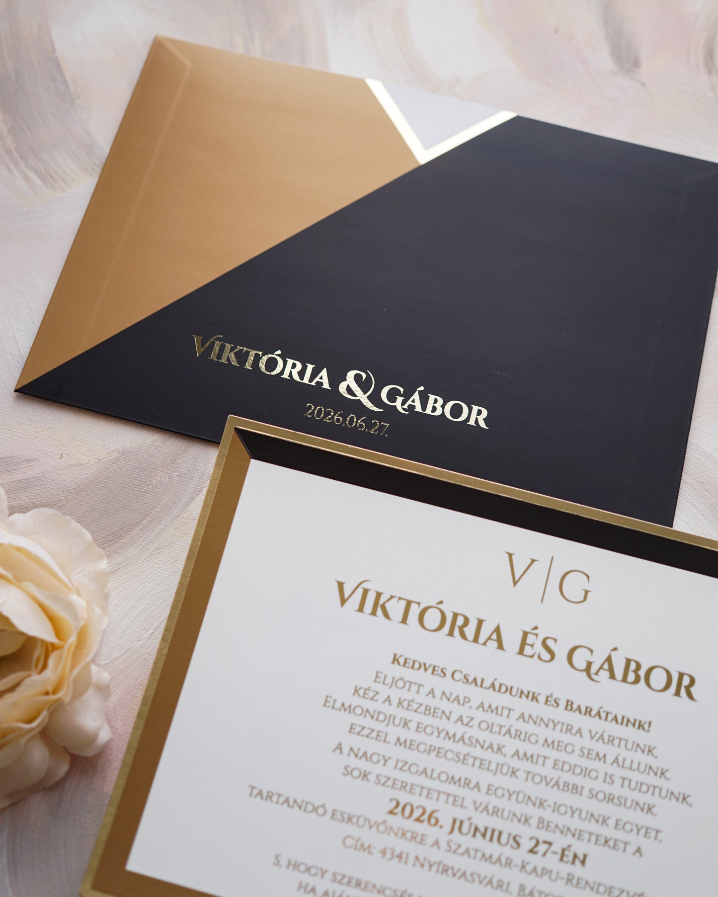 1147 - Elegant Wedding Invitation
