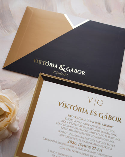 1147 - Elegant Wedding Invitation