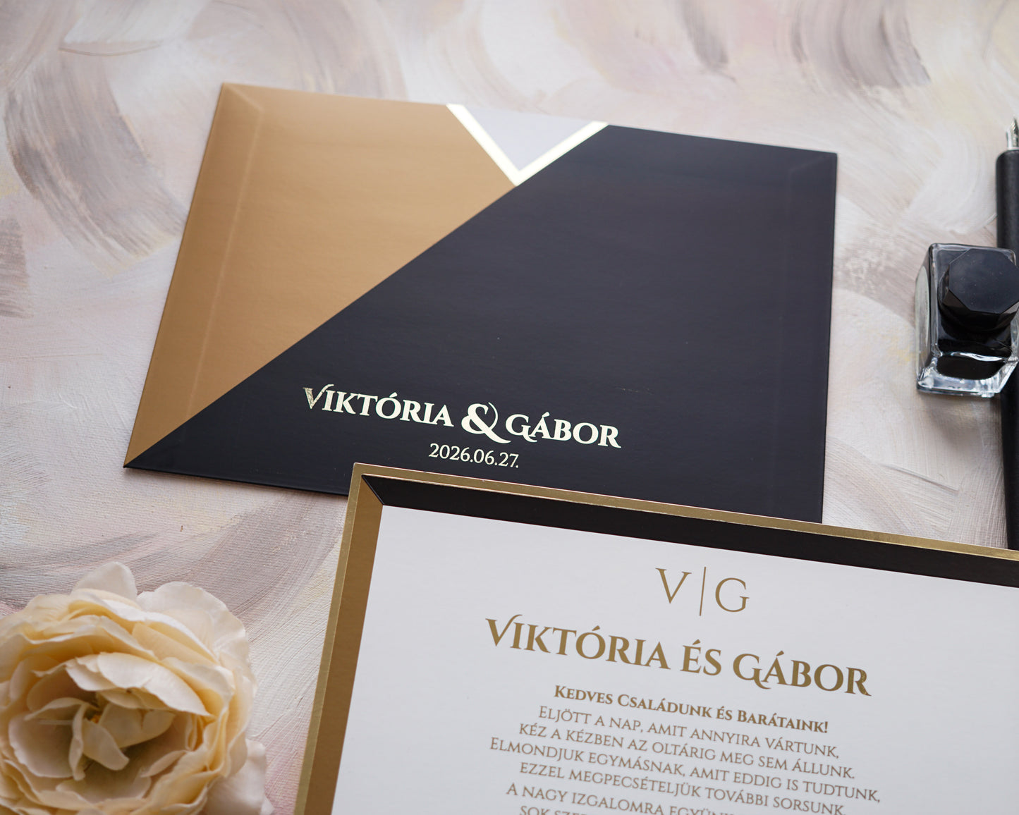 1147 - Elegant Wedding Invitation