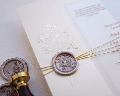 9277 - Plexi esküvői meghívó-esküvői meghívó-Erdélyi Esküvői Meghívók-arany,elegáns,krém,plexi,Valami Más!-Erdélyi Esküvői Meghívók