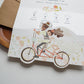 39629 - invitatie de nunta cu bicicleta