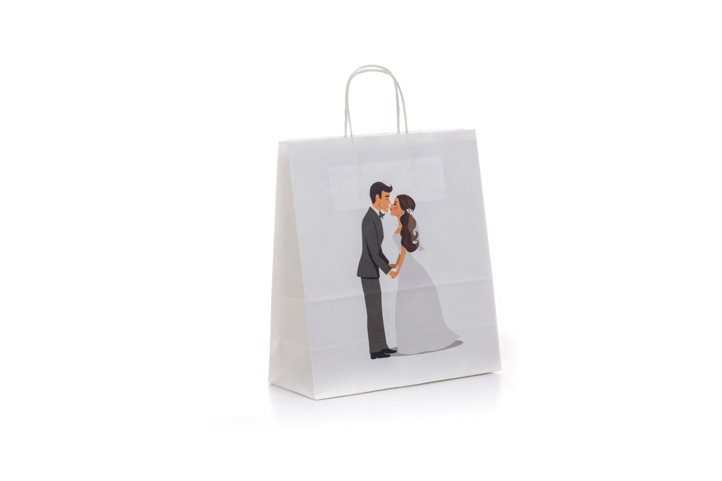 Wedding gift bag depicting a young couple - PS04