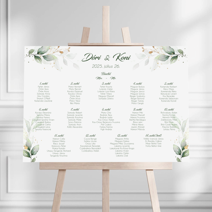 UR58 - Greenery seating plan