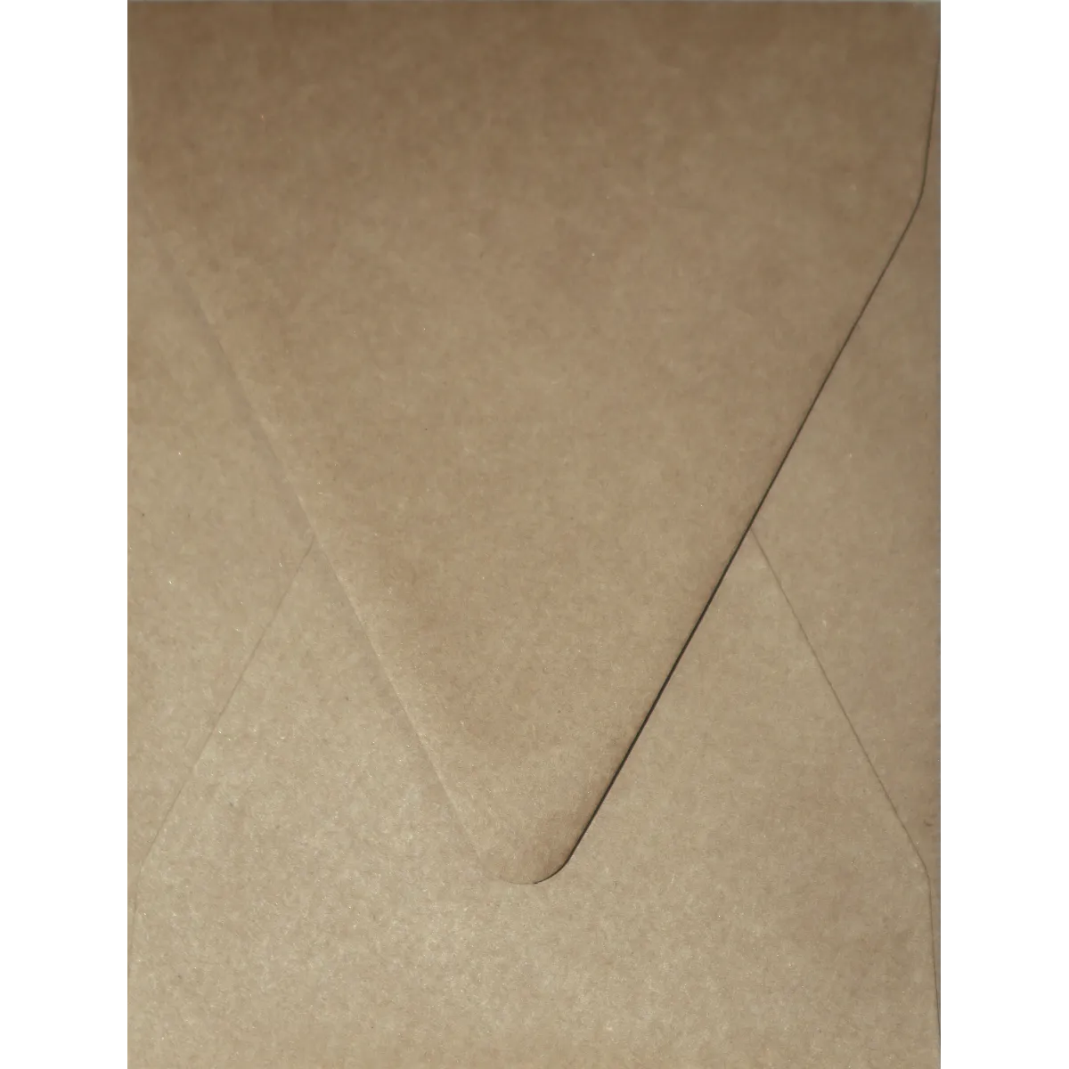 Brown / kraft colored decorative envelope opening on the short side - i8 - 13.4 x 18.2 cm. - MADE TO ORDER 