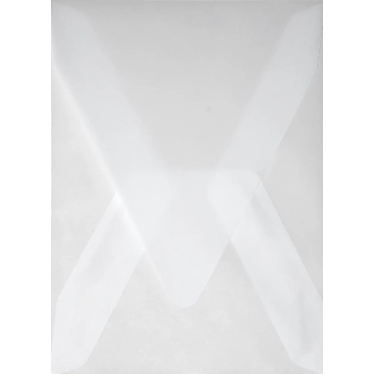 Transparent foil decorative envelope opening on the short side - i8 - 13.4 x 18.2 cm. - MADE TO ORDER 