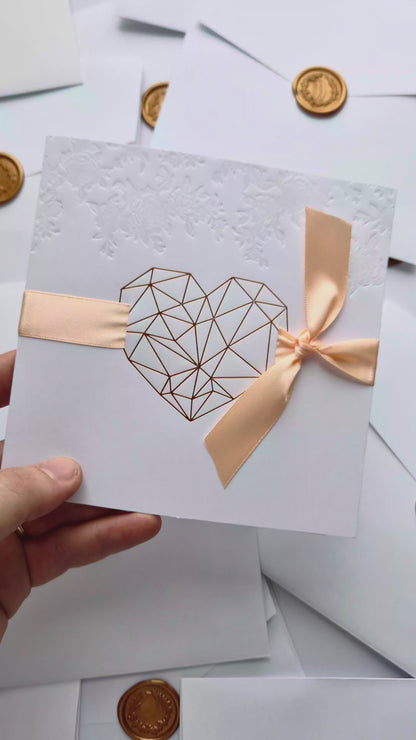 39851 - Embossed Wedding Invitation